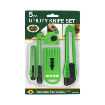 SMITHS UTILITY KNIFE SET 5 PC 1CT