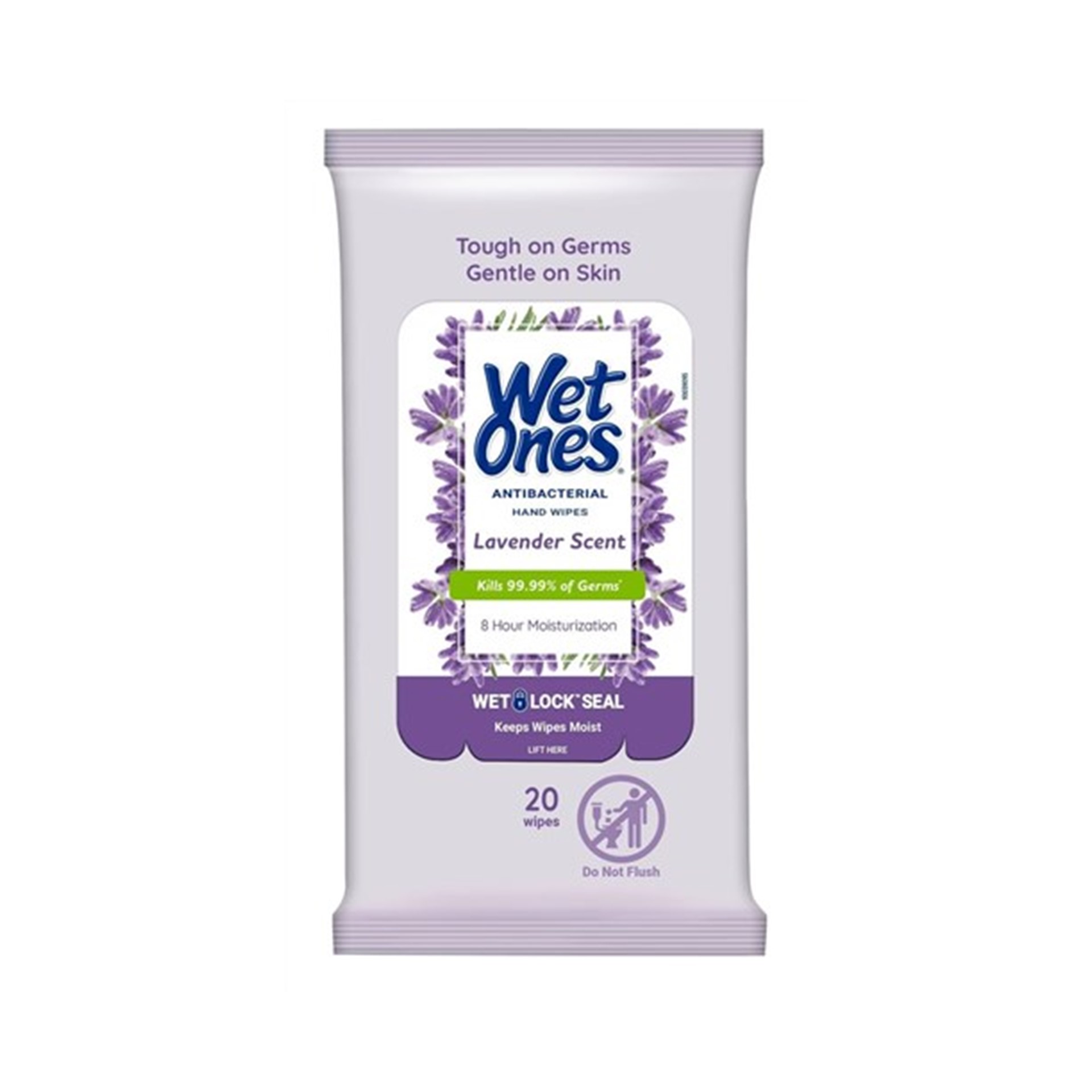 WET ONES LAVENDAR SCENT 20 WIPES