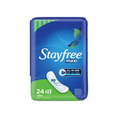 STAYFREE MAXI PADS SUPER 24CT