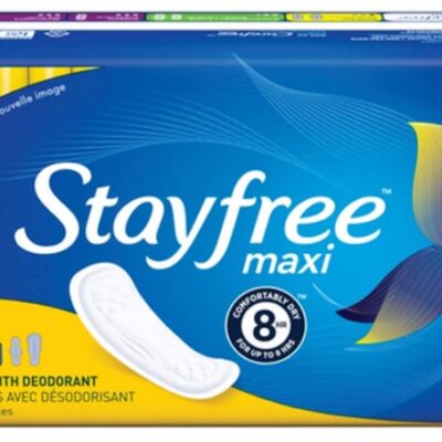 STAYFREE MAXI REGULAR WITH DEODORANT 24 CT