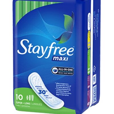STAYFREE MAXI SUPER LONG 10 CT