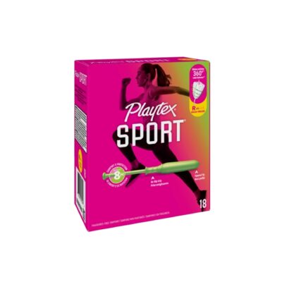 PLAYTEX SPORT TAMPOONS REGULAR 18 CT