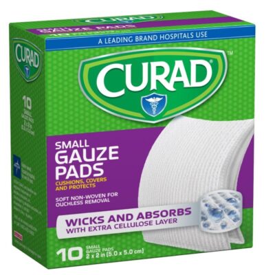 CURAD GAUZE PADS SMALL 10 CT