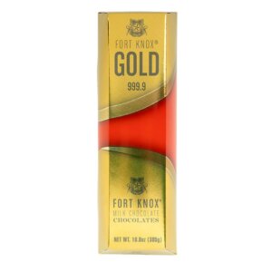 FORT KNOX GOLD BAR MILK CHOCOLATE 10.8 OZ BOX