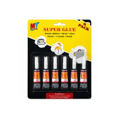 SUPER GLUE 3GM 6CT