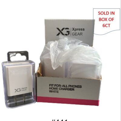 XPRESS GEAR HOME ADAPTOR 1 PORT 6CT
