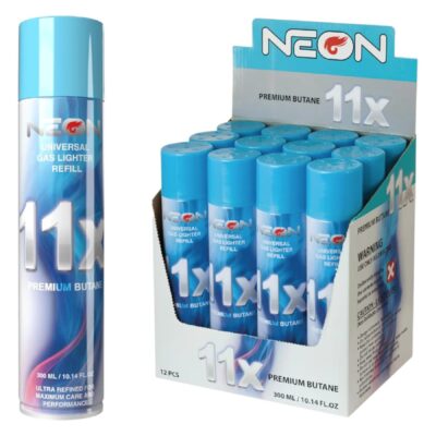 Neon Butane Refill Can
