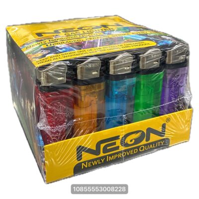 NEON CLEAR LIGHTER 50CT