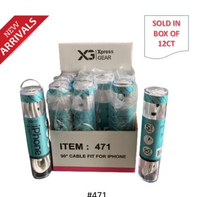 XPRESS GEAR IPHONE CABLE WHITE 5 FEET 12CT