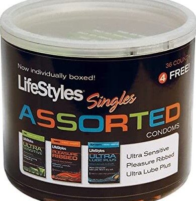 LIFESTYLES CONDOMS JAR 50CT