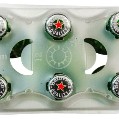 BEER BOTTLE HOLDER PLASTIC TRAY 12OZ 6 PK 225CT BOTTLE CARRIER