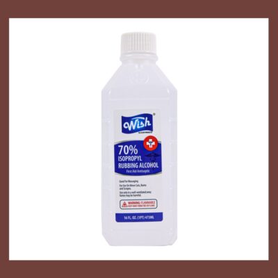 WISH RUBBING ALCOHOL 70% 16OZ