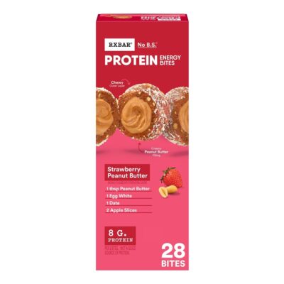 RXBAR PROTEIN ENERGY BITES STRAWBERRY PEANUT BUTTER 1.7OZ 14CT