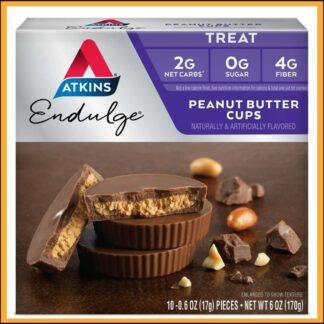 Atkins Treat Chocolate Peanut Butter Cups - 1.2 Oz 5CT