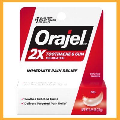 ORAJEL 2X TOOTHACHE & GUM MEDICATED GEL 0.25OZ