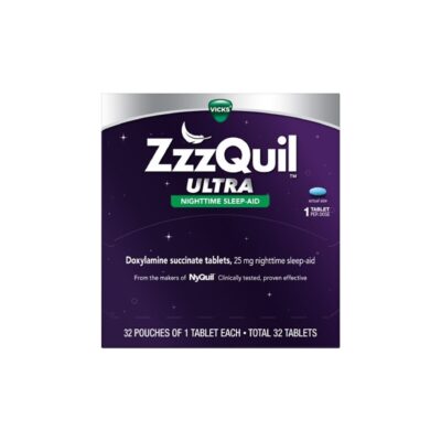 ZZZQUIL ULTRA NIGHTTIME SLEEP-AID 32 POUCHES SINGLE DOSE