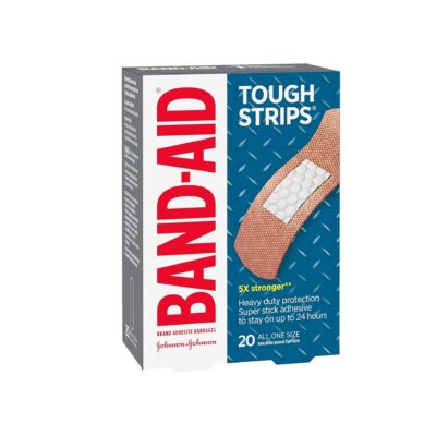 BAND AID TOUGH STRIPS 20 CT ONE SIZE