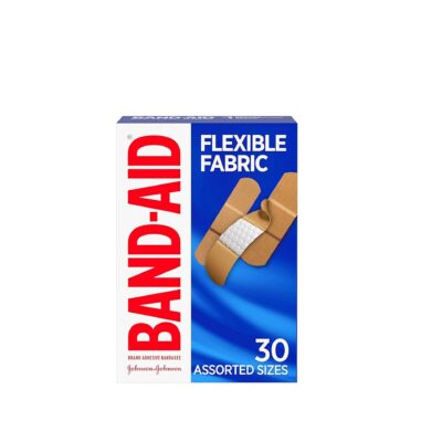 BAND AID FLEXIBLE FABRIC ASSORTED 30CT