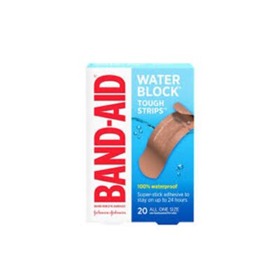 BANDAID WATER BLOCK TAPE 20 CT ONE SIZE