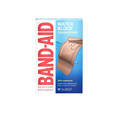 BANDAID WATER BLOCK TAPE 10 CT ONE SIZE