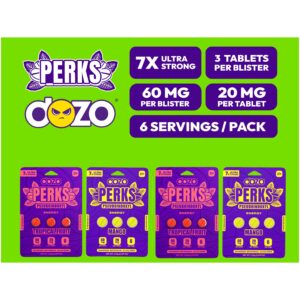 DOZO PERKS PSEUDOINDOXYL TABS ENERGY 20MG 3PK 10CT
