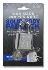 IRON MADE BRASS PADLOCK 30MM 1CT