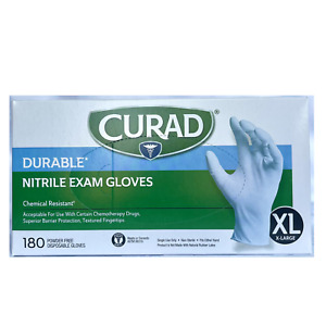 CURAD GLOVES BLUE 180 CT XL