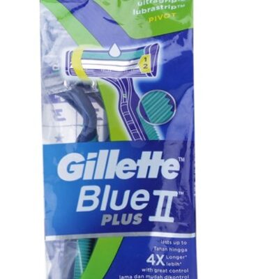 GILLETTE BLUE II PLUS 2 BLADES RAZOR 5PK 1CT