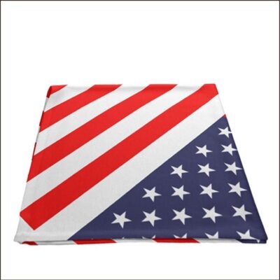 BANDANA AMERICAN FLAG PRINTED 21.5 12 CT