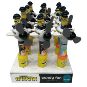 MINIONS CANDY FAN 12CT