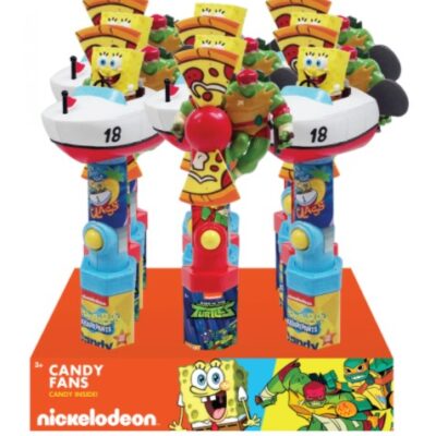 NICKELODEON CANDY FANS 12CT