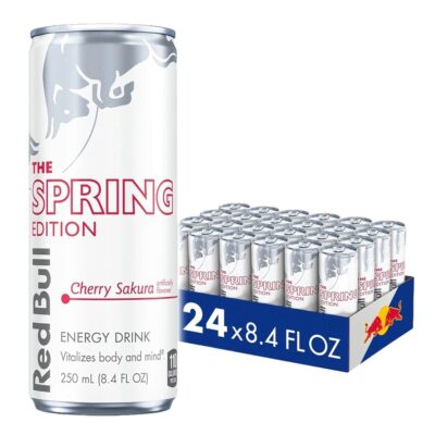 RED BULL ENERGY DRINK (8OZ CHERRY SAKURA 24CT)