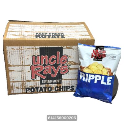 UNCLE RAYS POTATO CHIPS (RIPPLE 3OZ 12CT)