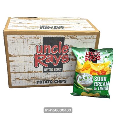UNCLE RAYS POTATO CHIPS (SOUR CREAM ONION 3OZ 12CT)