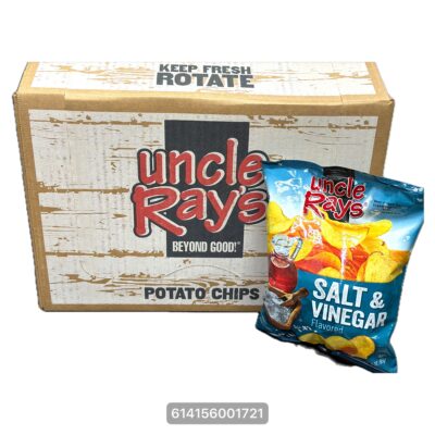 UNCLE RAYS POTATO CHIPS (SALT & VINEGAR 3OZ 12CT)