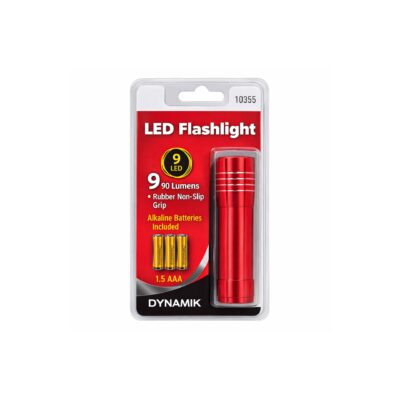 DYNAMIK LED FLASH LIGHT 9 LED LIGHTS 1CT