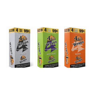4 KINGS WRAPS 4/99C 4PK 30CT