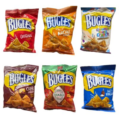 BUGLES CHIPS 3 OZ 6 CT BOX