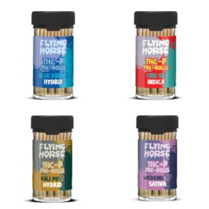 FLYING HORSE PREROLLS THCP 10CT JAR