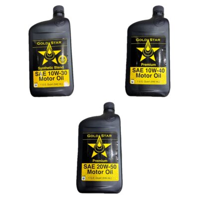 Gold Star Motor Oil 1QT 12CT