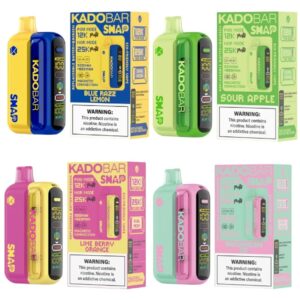 KADOBAR SNAP 25K PUFFS DISPOSABLE KIT 5% 5CT