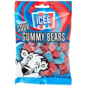 ICEE SOUR GUMMY BEARS 4OZ 1CT