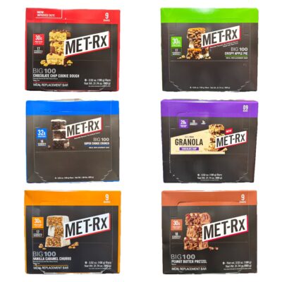 Met Rx Big 100 Protein Bar 3.52OZ 9CT