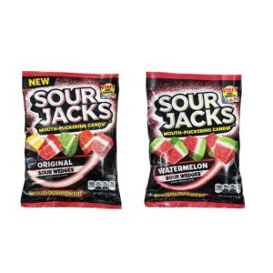 SOUR JACKS SOUR WEDGES PEG BAG 5 OZ 1CT