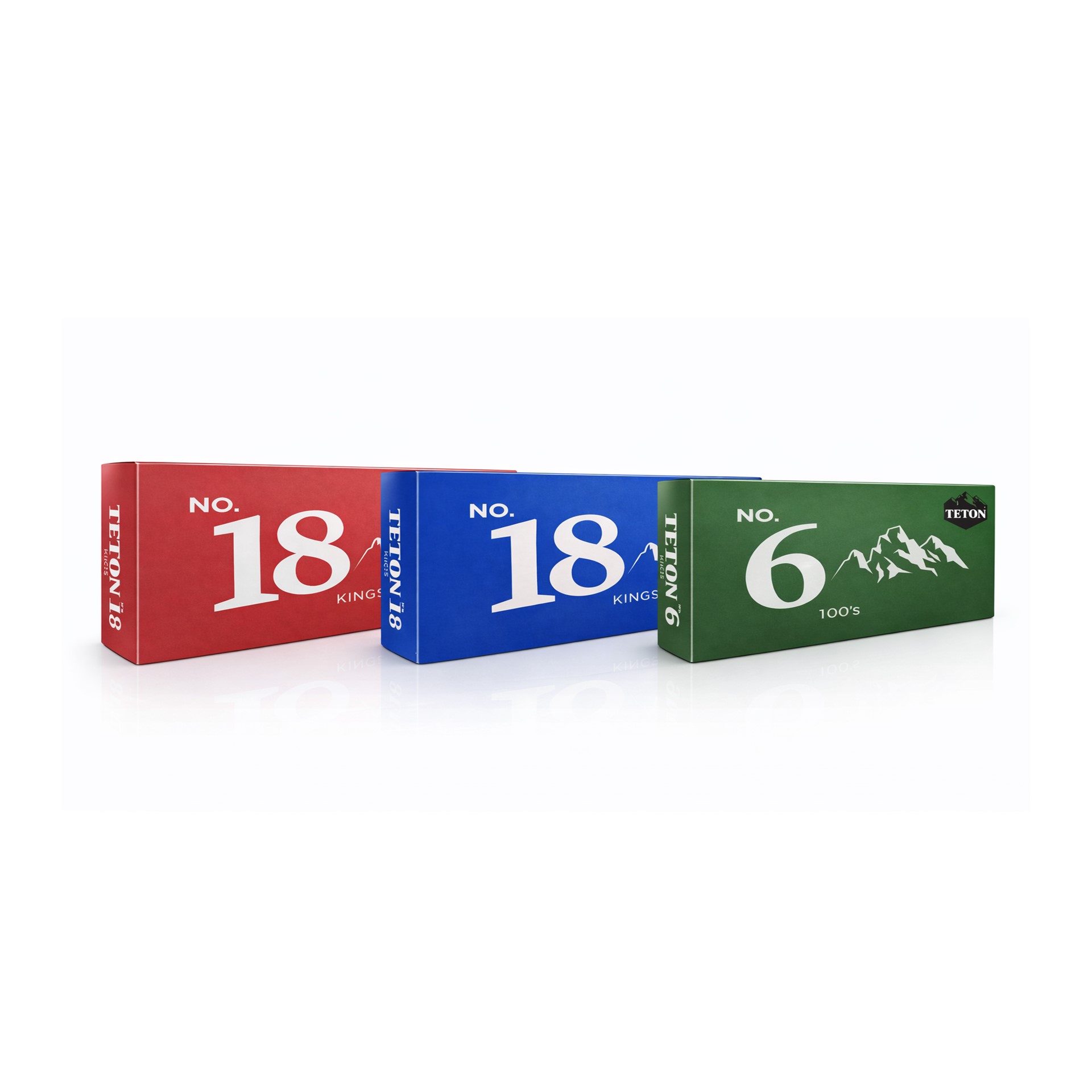 18 cigarettes TETON CIGARETTE BOX 20PK 10CT