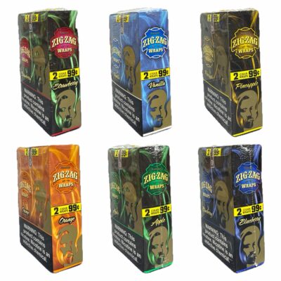 Zig Zag Wraps 2/99 2PK 25CT