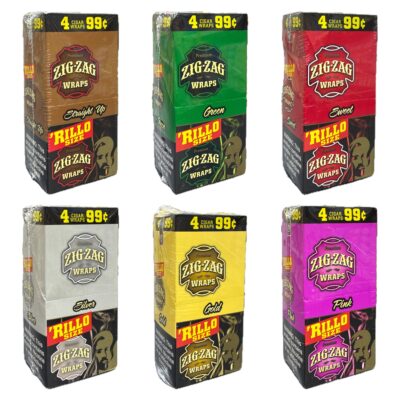 Zig Zag Wraps 4/99 4PK 15CT