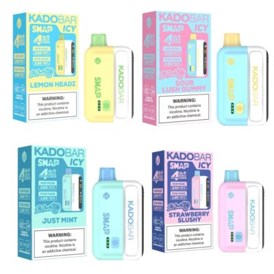 KADOBAR SNAP ICY 25K PUFFS DISPOSABLE KIT 5CT
