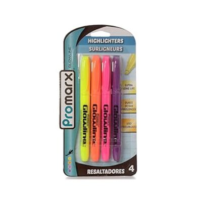 PROMARX HIGHLIGHTERS 4PK 1CT