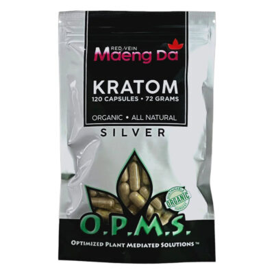 OPMS KRATOM (MAENG DA RED 120CT 5 BAGS)